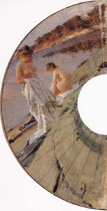 Anders Zorn Les baigneuses, study